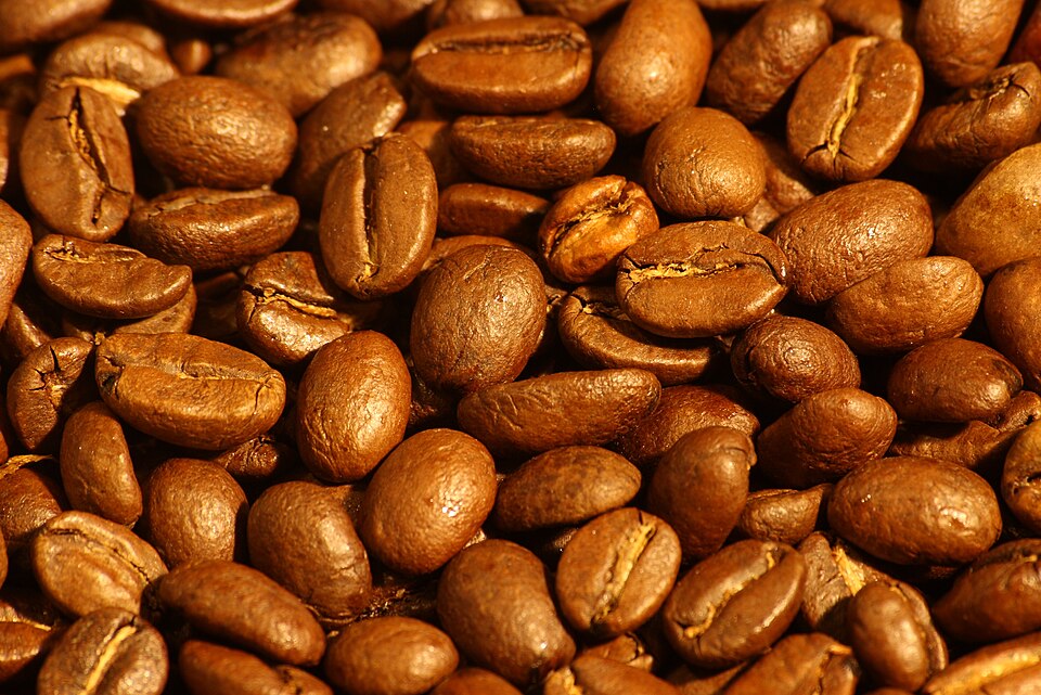 File:Medium roasted Arabica coffee beans.jpg
